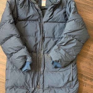 Men's Charcoal Puffer Jacket